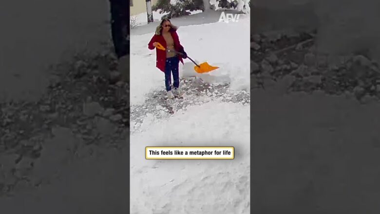 This feels like a metaphor for life