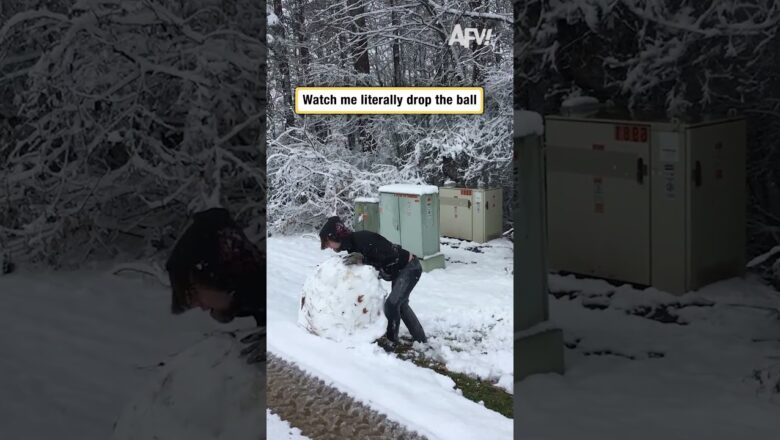 Watch me literally drop the ball