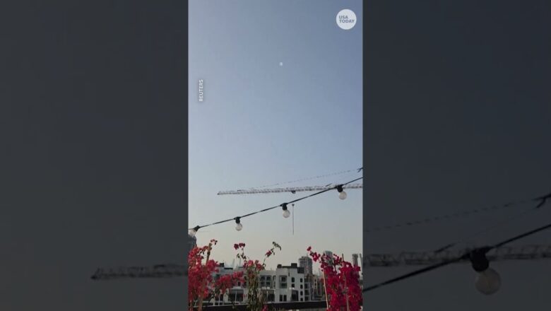 Watch: Missile interceptions above Doha, flames reported in Dubai