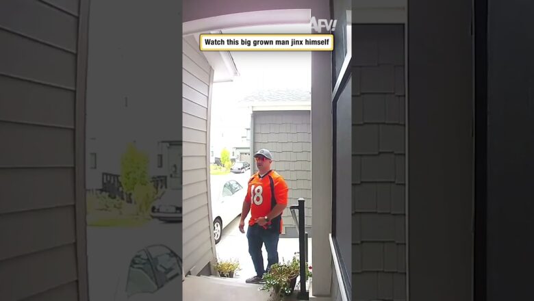 Watch this big grown man jinx himself