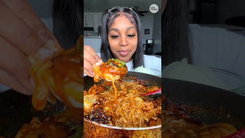 Why is the internet eating soup dumplings inside of raw onions?