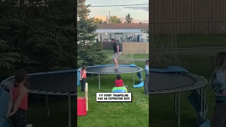 And Trampoline Ruined…