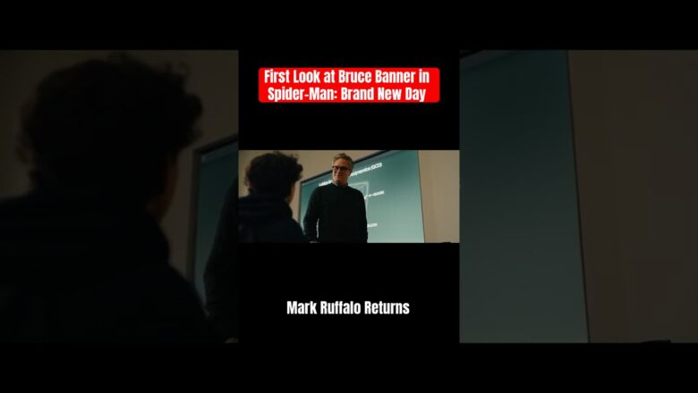 FIRST LOOK at Bruce Banner in #SpiderManBrandNewDay