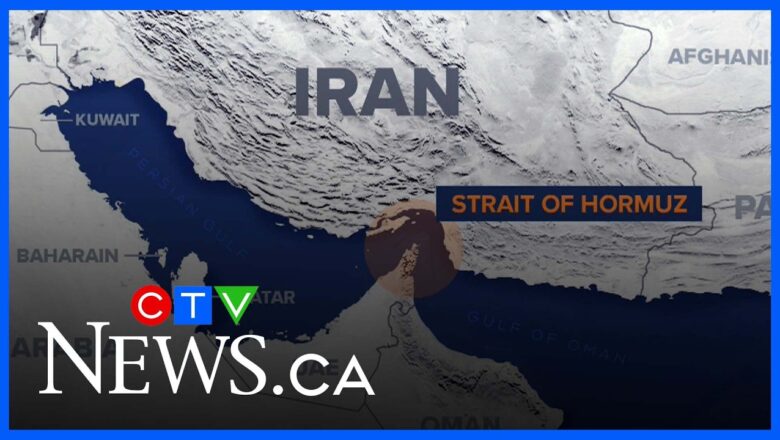 How is shutting down the Strait of Hormuz impacting international trade?