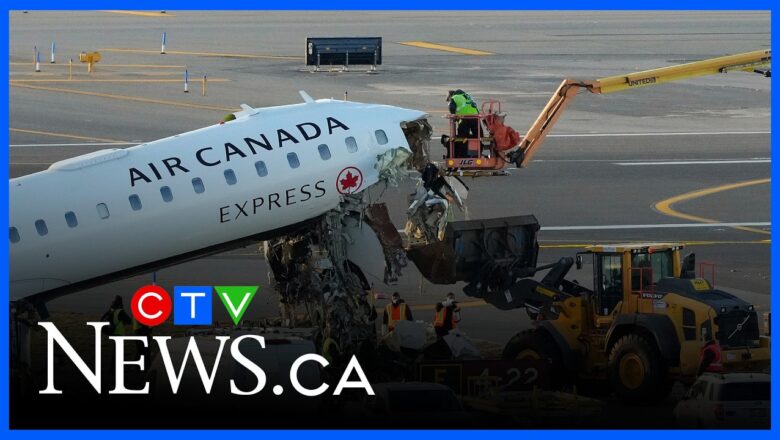 Investigators say fire truck was cleared to cross runway in fatal Air Canada crash