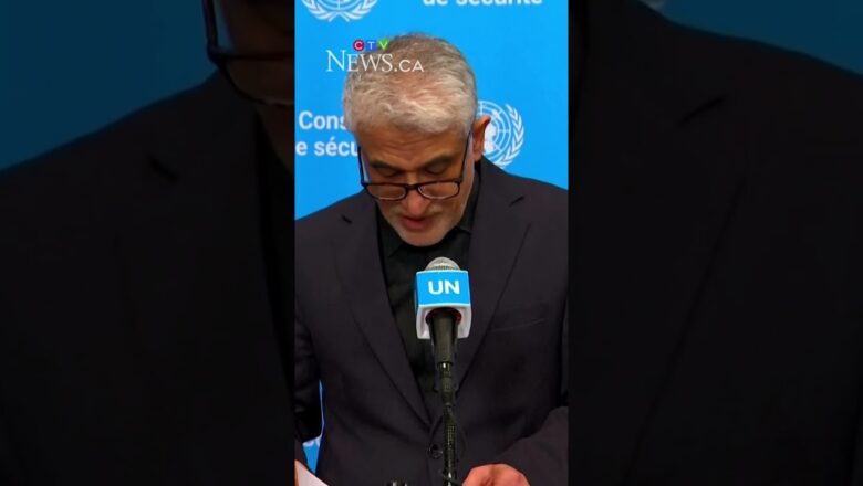 Iranian UN ambassador lashed out at U.S., Isreal strikes