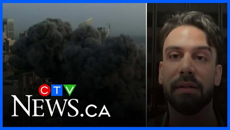 ‘It was devastating’: Canadian in Lebanon on witnessing an Israeli strike destroy a Beirut building