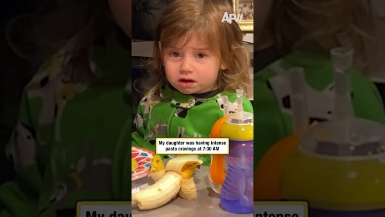 My daughter was having intense pasta cravings at 7:30 AM