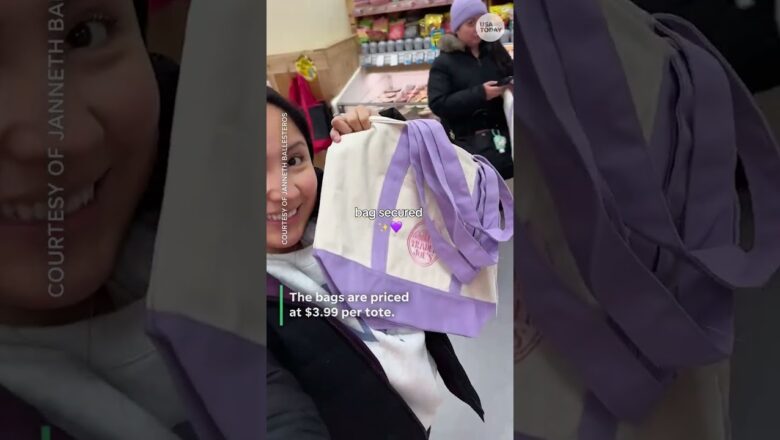 New Trader Joe’s canvas tote bag has shoppers in a lavender haze