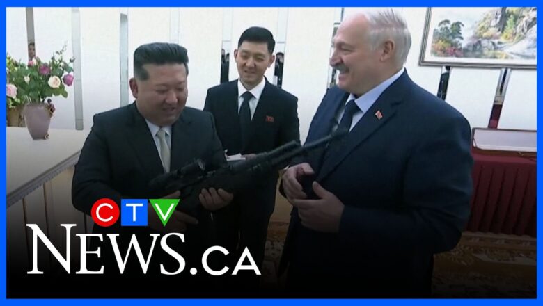 North Korea’s Kim Jong Un takes aim with assault rifle gifted by Belarusian leader