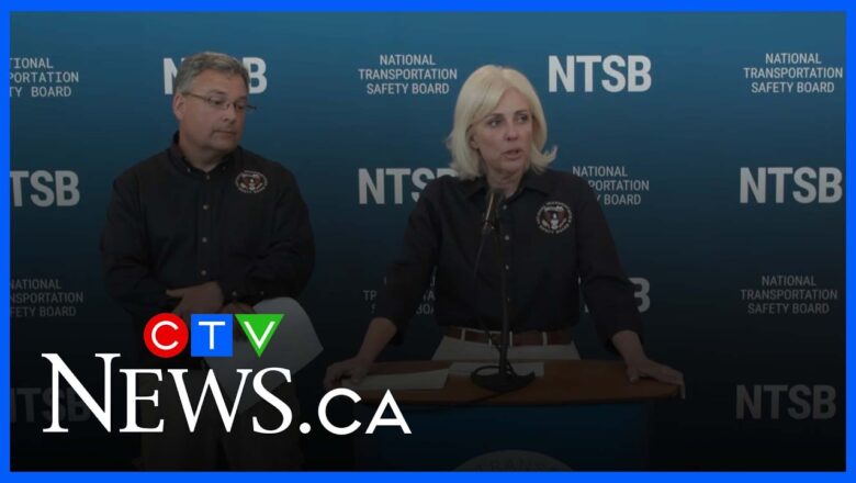NTSB details final minutes of Air Canada jet flight recorder before the collision