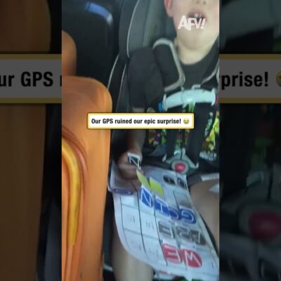 Our GPS ruined our epic surprise! 😭