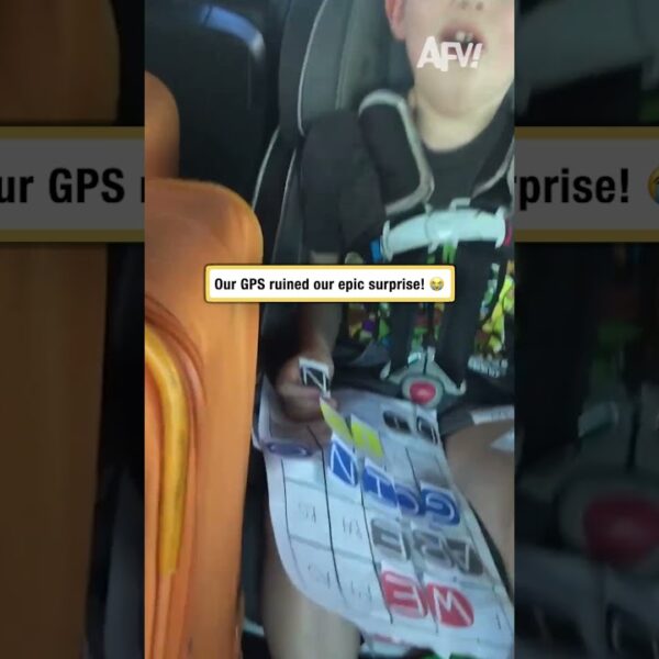 Our GPS ruined our epic surprise! 😭