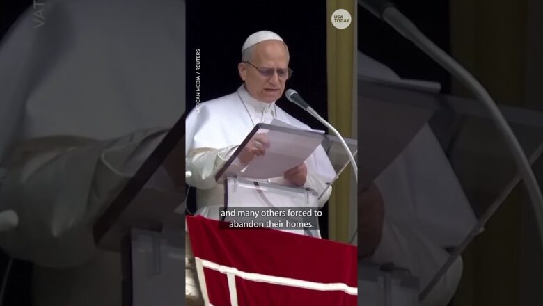 Pope Leo calls for ceasefire, decries violence in Middle East