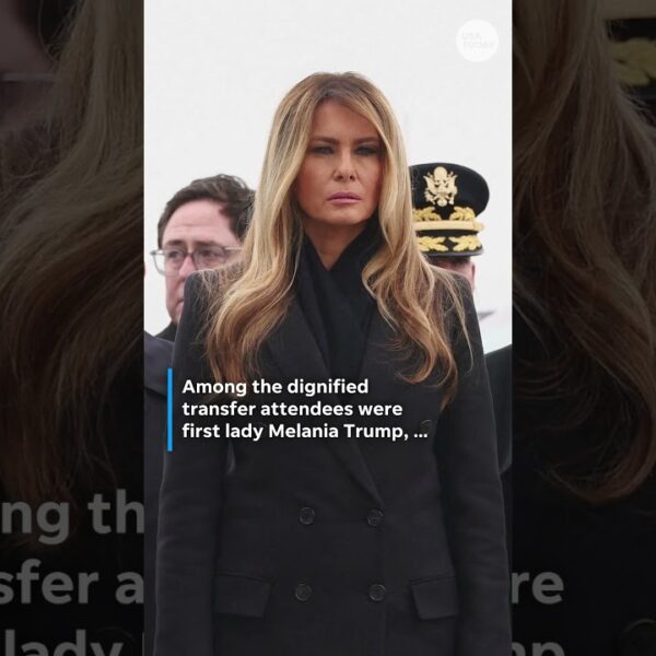 President Trump attends dignified transfer of Americans killed in Iran war