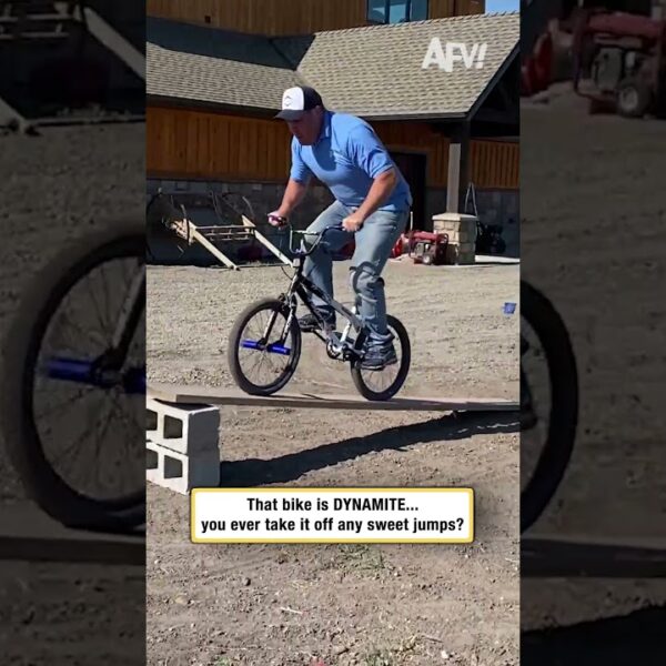 That bike is DYNAMITE… you ever take it off any sweet jumps?