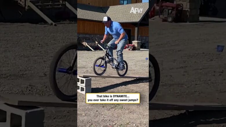 That bike is DYNAMITE… you ever take it off any sweet jumps?