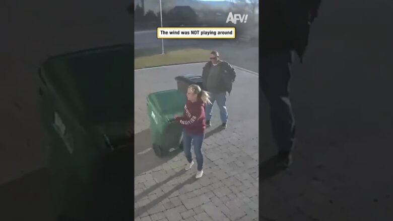 The wind was NOT playing around