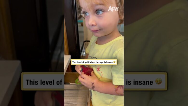 This level of guilt trip at this age is insane 🤣