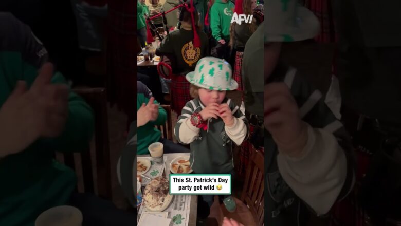 This St. Patrick’s Day got wild 😂
