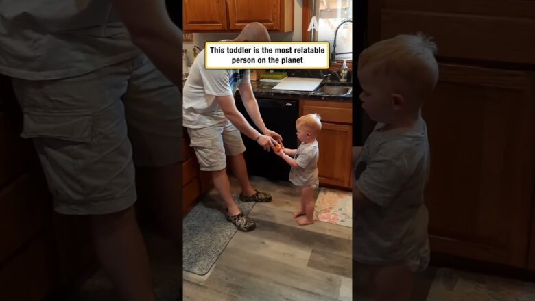 This toddler is the most relatable person on the planet