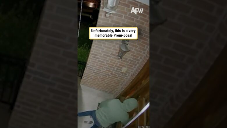 Unfortunately, this is a very memorable Prom-posal