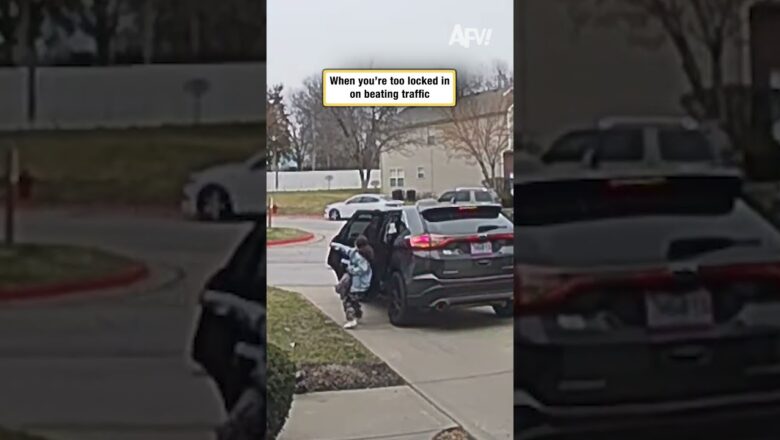 When you’re too locked in on beating traffic