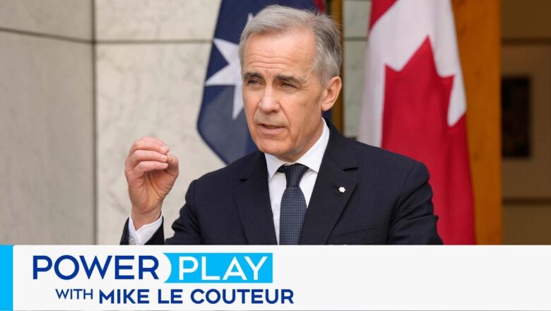 Why has there been a shift in PM Carney’s messaging on the situation in the Middle East?