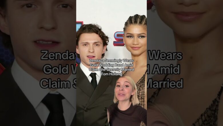 Zendaya Seemingly Wears Wedding Band Amid Claim She Secretly Married Tom Holland