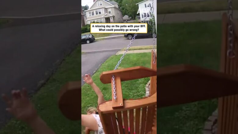 A relaxing day on the patio with your BFF. What could possibly go wrong?