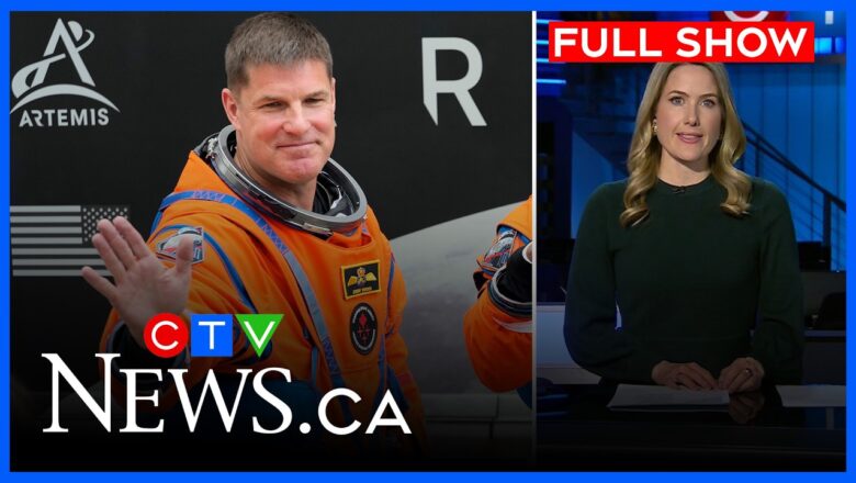 Canadian Jeremy Hansen provides update from space | CTV National News for Saturday, April 4, 2026