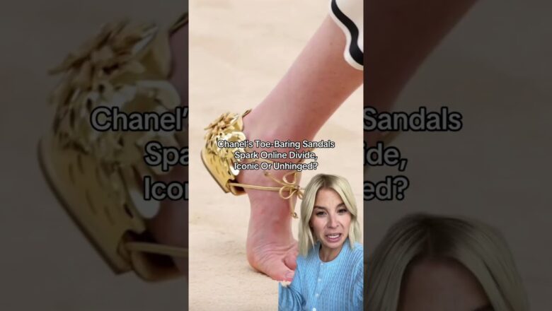 Chanel’s Toe-Baring Sandals Spark Online Divide—Iconic Or Unhinged?