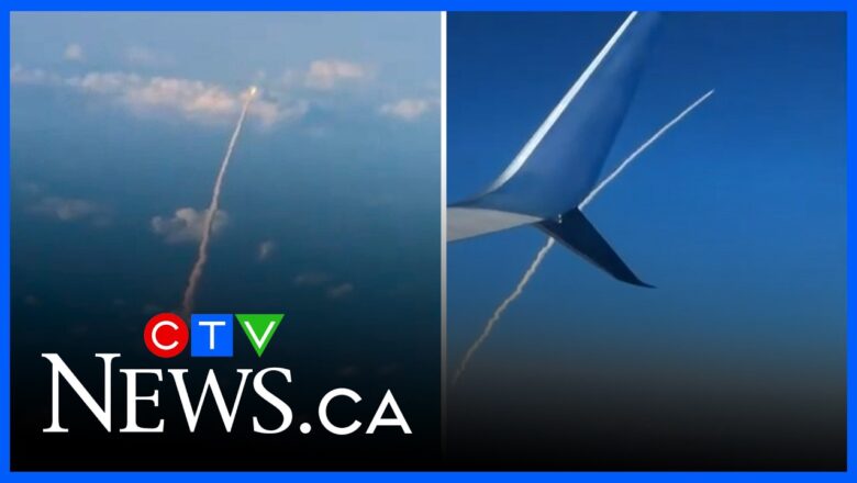 Front-row seat: Airline passenger witnesses Artemis II launch from the air