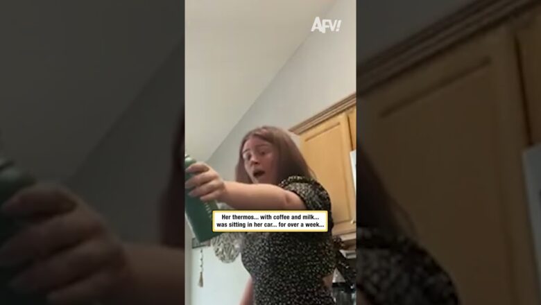 Her thermos… with coffee and milk… was sitting in her car… for over a week…