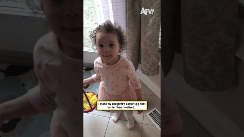 I made my daughter’s Easter Egg hunt harder than I realized…