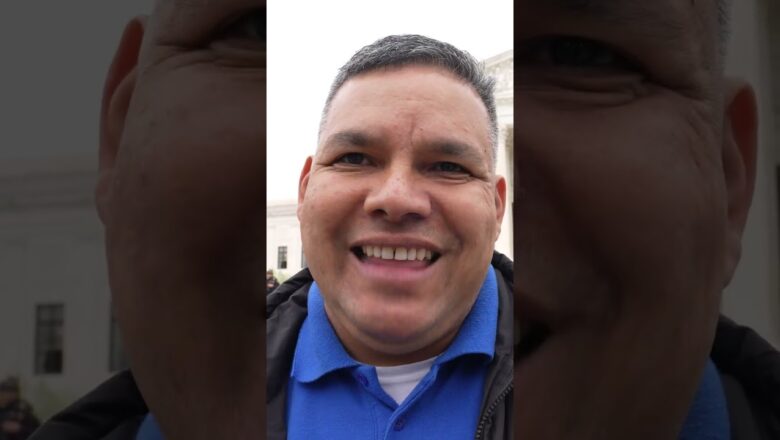Immigrants and families rally at Supreme Court during TPS arguments