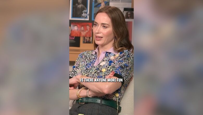 Martinis with Meryl and Stanley! Emily Blunt on Afterwork Drinks on ‘The Devil Wears Prada 2’