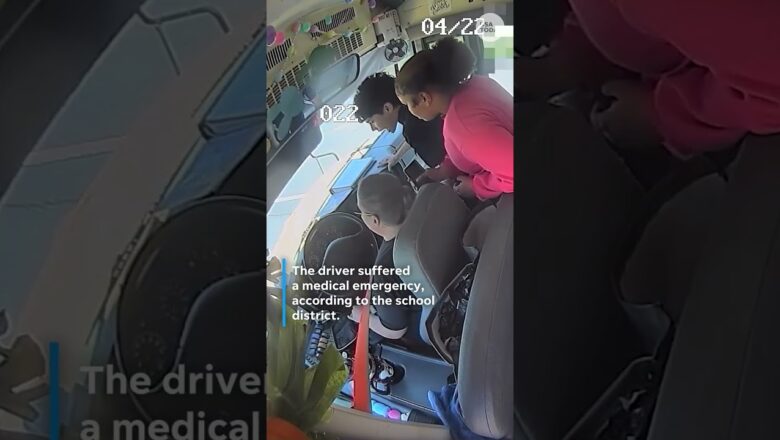 Quick‑thinking middle schoolers help bus driver in medical emergency
