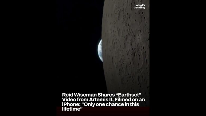 Reid Wiseman Shares “Earthset” Video from Artemis II, Filmed on an iPhone