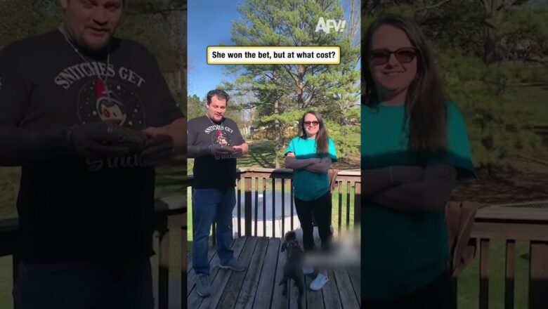 She won the bet, but at what cost?