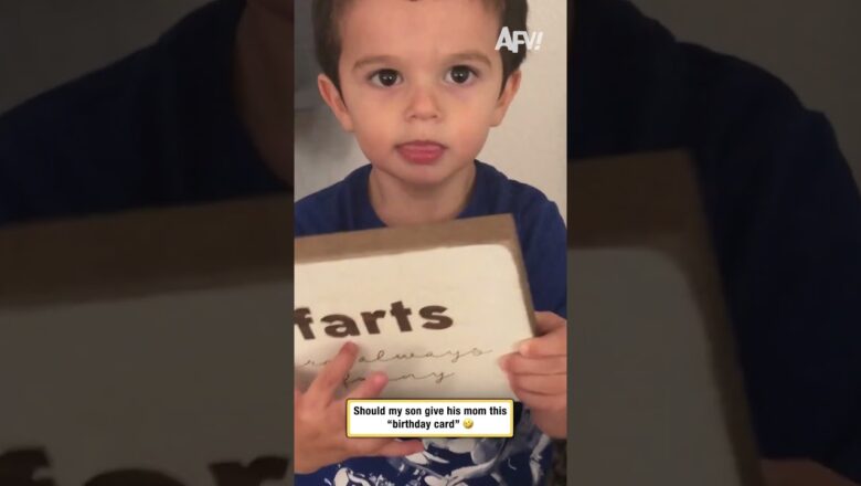 Should my son give his mom this “birthday card” 🤣