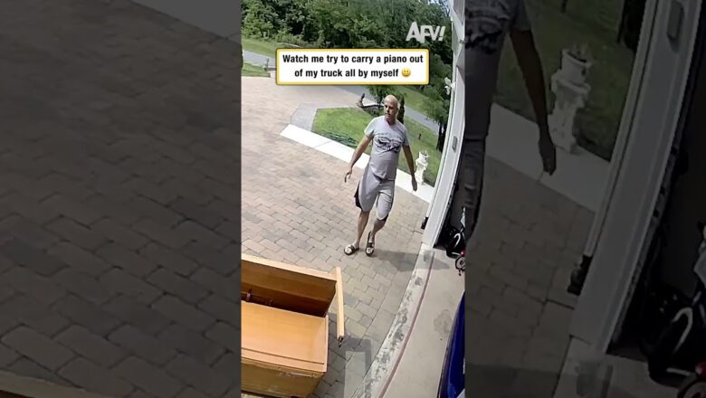Watch me try to carry a piano out of my truck all by myself 😃