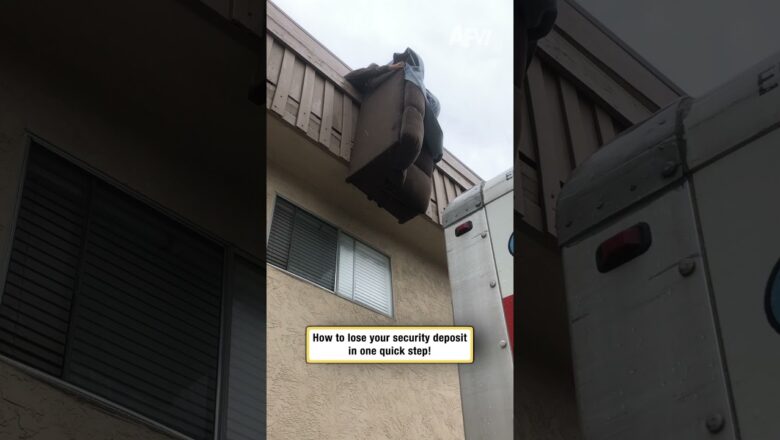 How to lose your security deposit in one quick step!