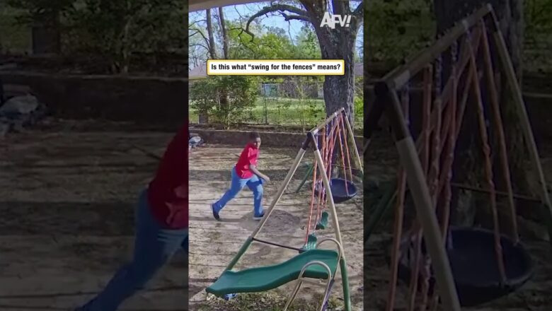 Is this what “swing for the fences” means?