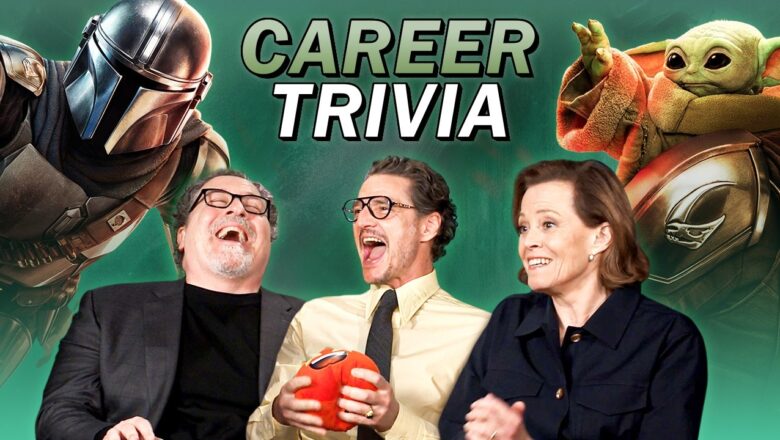 Pedro Pascal, Sigourney Weaver & Jon Favreau Play Career Trivia Ahead of ‘The Mandalorian and Grogu’