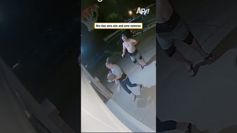 Bro has zero aim and zero remorse