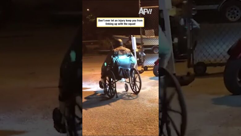 Don’t ever let an injury keep you from linking up with the squad