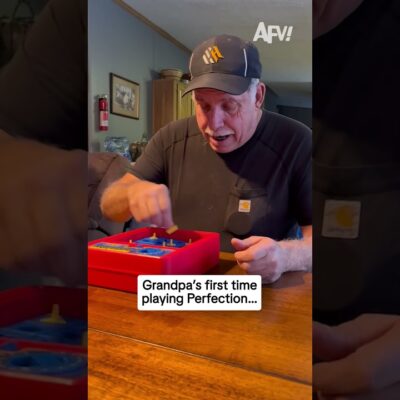 Grandpa’s first time playing Perfection…