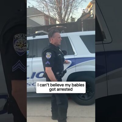 I can’t believe my babies got arrested