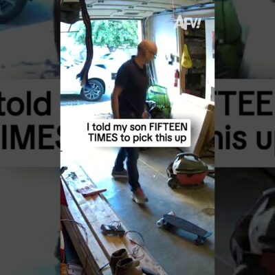 I told my son FIFTEEN TIMES to pick this up